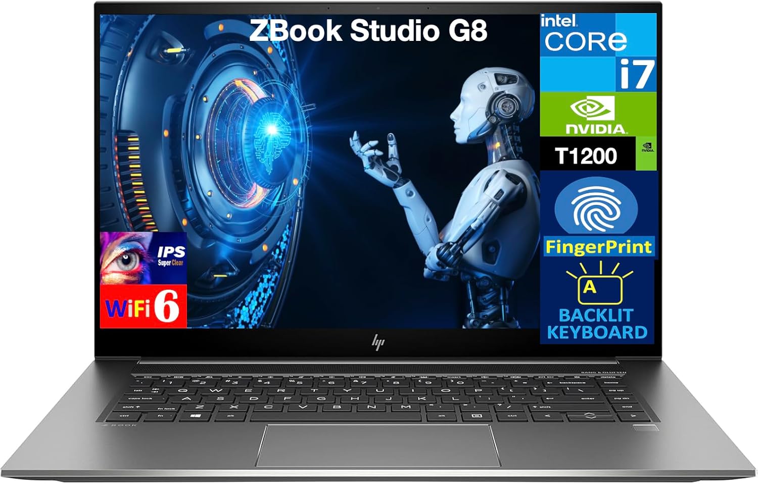 لپ تاپ استوک اچ پی زد بوک پردازنده i7 نسل 11 حافظه 32G ظرفیت 512G SSD گرافیک   NVIDIA T1200 صفحه نمایش فول اچ دی 15.6 اینچ