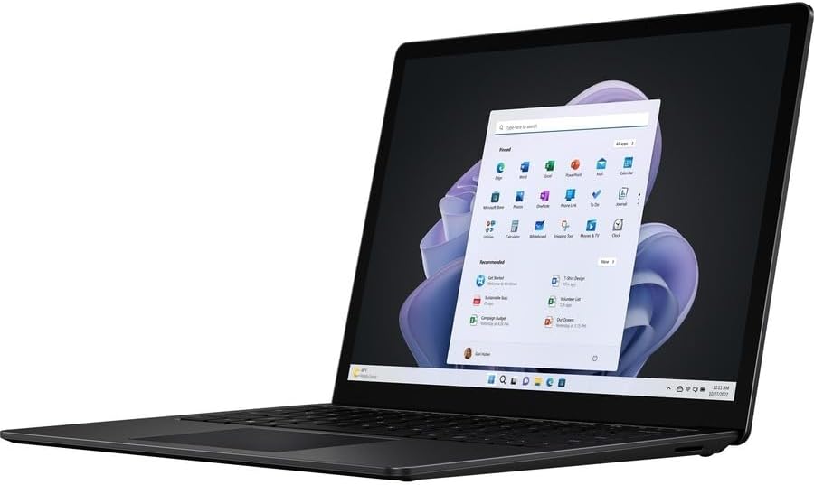 لپ تاپ استوک مایکروسافت سرفیس لپ تاپ 5 پردازنده i5  نسل 12 حافظه 16GB DDR5 ظرفیت 256G SSD صفحه نمایش 13.5 اینچ