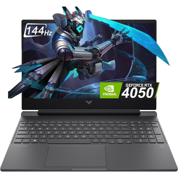 لپ تاپ اچ پی ویکتس 15 پردازنده i5 نسل 13 حافظه 16GB DDR4 ظرفیت 512GB SSD گرافیک  Geforce RTX 4050 صفحه نمایش فول اچ دی 15.6 اینچ