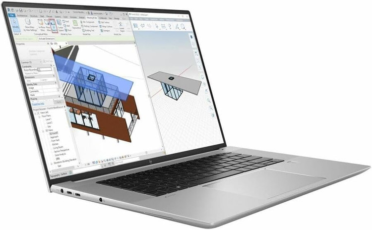 لپ تاپ استوک اچ پی زد بوک STUDIO 16 G10 پردازنده i9 نسل 13 حافظه 32GB DDR5 ظرفیت یک ترابایت SSD گرافیک 8GB RTX 4070 صفحه نمایش 16.1 اینچ 4k