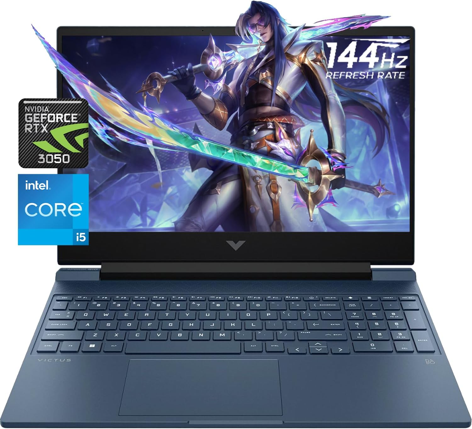 لپ تاپ اچ پی ویکتس15 FA2082WM پردازنده i5 نسل 13 گرافیک RTX4050 6GB GDDR6 صفحه نمایش فول اچ دی 15.6 اینچ