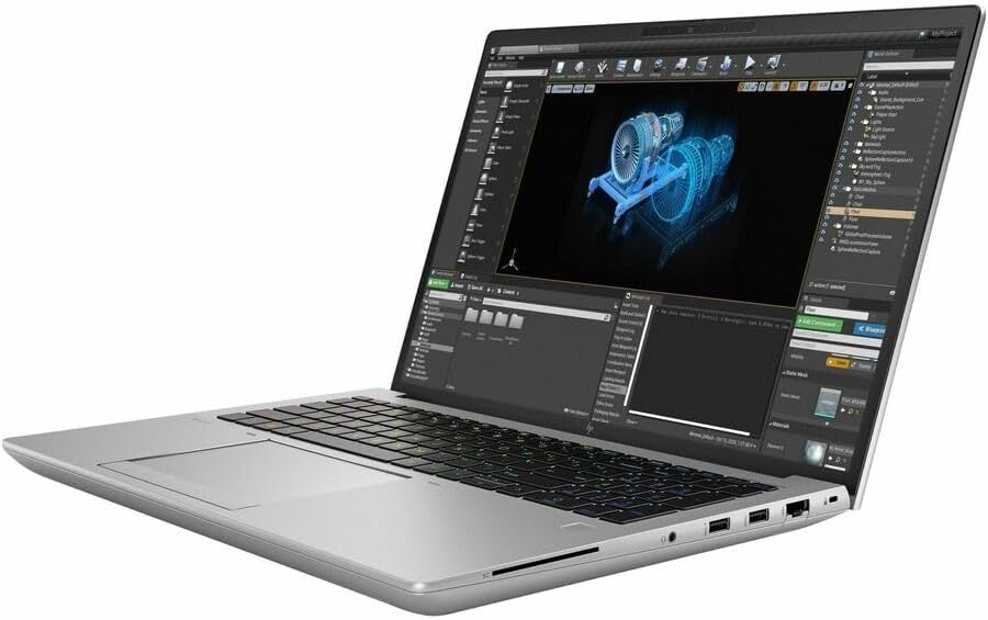 لپ تاپ Open Box اچ پی زد بوک Fury G10  پردازنده i9  نسل 13 حافظه 32GB ظرفیت یک ترابایت SSD گرافیک  NVIDIA RTX 4000 16G  صفحه نمایش لمسی OLED 3K (16inch)