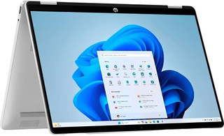 لپ تاپ اچ پی مدل OmniBook 5 Flip 14-fp0013dx پردازنده Intel Core i5 120U حافظه 8GB LPDDR5 ظرفیت 512GB SSD NVMe M.2 صفحه نمایش 360 درجه 14 اینچ WUXGA