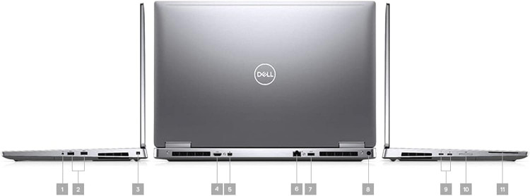 لپ تاپ استوک دل مدل Precision 7740 پردازنده i7 نسل 9 ظرفیت 256G SSD حافظه 8GB صفحه نمایش لمسی 17.3 اینچ