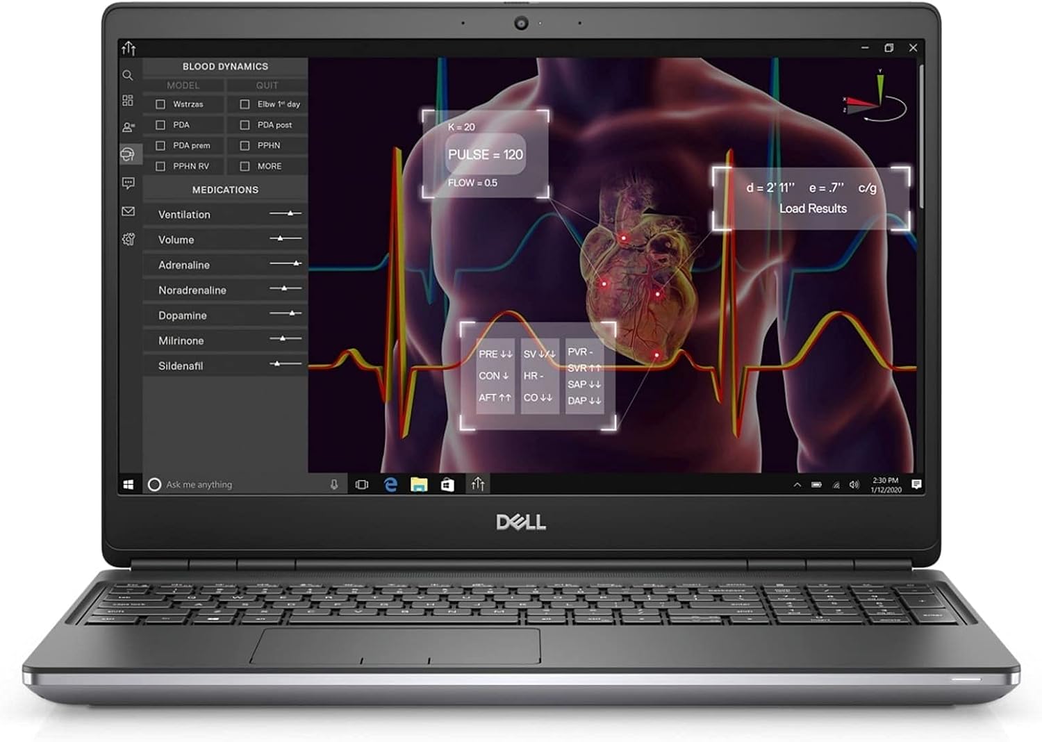 لپ تاپ استوک دل مدل Precision 7750 پردازنده i7 نسل 10 حافظه 16GB  ظرفیت 512GB SSD کارت گرافیکی  RTX 5000 16GB صفحه نمایش فول اچ دی 17.3 اینچ