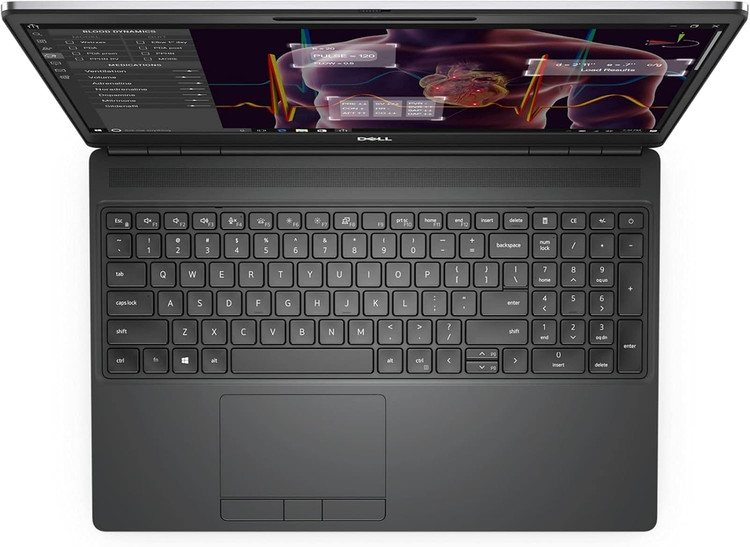 لپ تاپ استوک دل مدل Precision 7750 پردازنده i7 نسل 10 حافظه 16GB ظرفیت 512GB SSD کارت گرافیکی RTX 5000 16GB صفحه نمایش فول اچ دی 17.3 اینچ