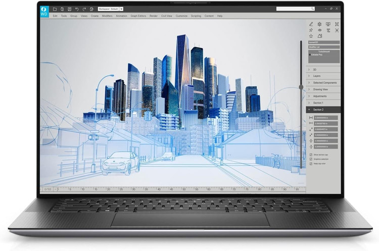 لپ تاپ استوک دل مدل Precision 5560 پردازنده i7 نسل11 ظرفیت 256GB SSD حافظه 32GB گرافیک 4GB RTX A2000 صفحه نمایش فول اچ دی15.6 اینچ