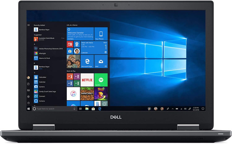 لپ تاپ استوک دل مدل Precision 7730 پردازنده i7 نسل 8 ظرفیت ۲۵۶GB SSD حافظه 8GB DDR4 گرافیک 6GB صفحه نمایش17.3 اینچ