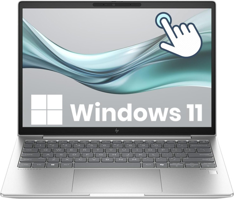 لپ تاپ استوک اچ پی مدل EliteBook 630 G11 پردازنده ULTRA 7-165U + NPUظرفیت 512G SSD حافظه 16GB DDR5 صفحه نمایش لمسی 14 اینچ 2k