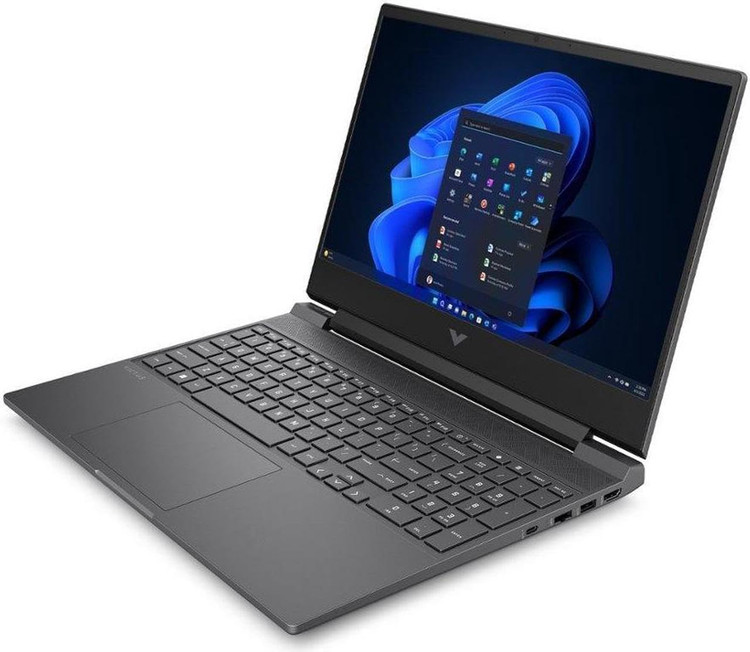 لپ تاپ اچ پی ویکتس 15 پردازنده Ryzen 5-7535HS حافظه 8GB DDR5 ظرفیت 512GB SSD گرافیک 4GB RTX 6550M صفحه نمایش فول اچ دی 15.6 اینچ
