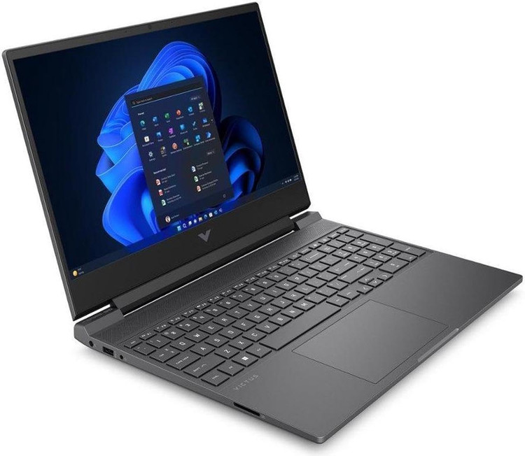 لپ تاپ اچ پی ویکتس 15 پردازنده Ryzen 5-7535HS حافظه 8GB DDR5 ظرفیت 512GB SSD گرافیک 4GB RTX 6550M صفحه نمایش فول اچ دی 15.6 اینچ
