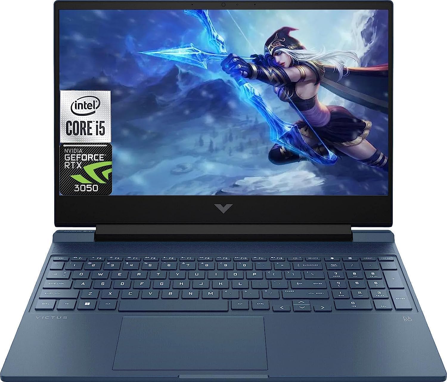 لپ‌ تاپ اچ‌پی مدلVictus 15 FA2013DX پردازنده i5 نسل 13 حافظه 8GB ظرفیت 512GB گرافیک RTX 3050 6GB GDDR6 صفحه نمایش فول اچ دی 15.6 اینچ 144Hz IPS