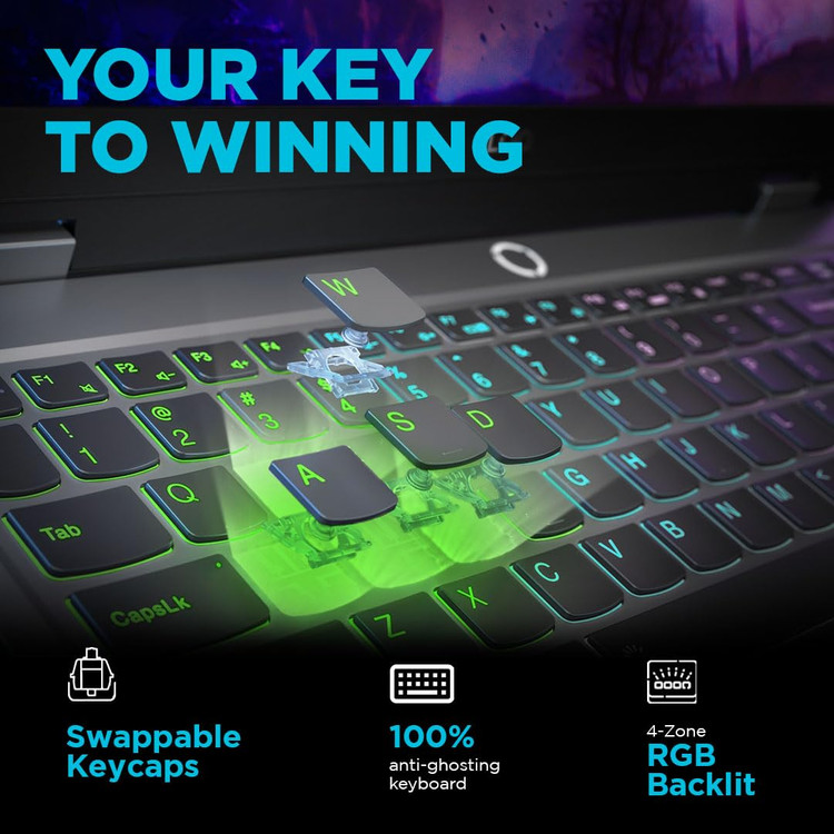 لپ تاپ لنوو LOQ پردازنده i7 نسل 13 حافظه 24GB ظرفیت 512GB SSD گرافیک 6GB Nvidia RTX 3050 صفحه نمایش فول اچ دی 15.6 اینچ