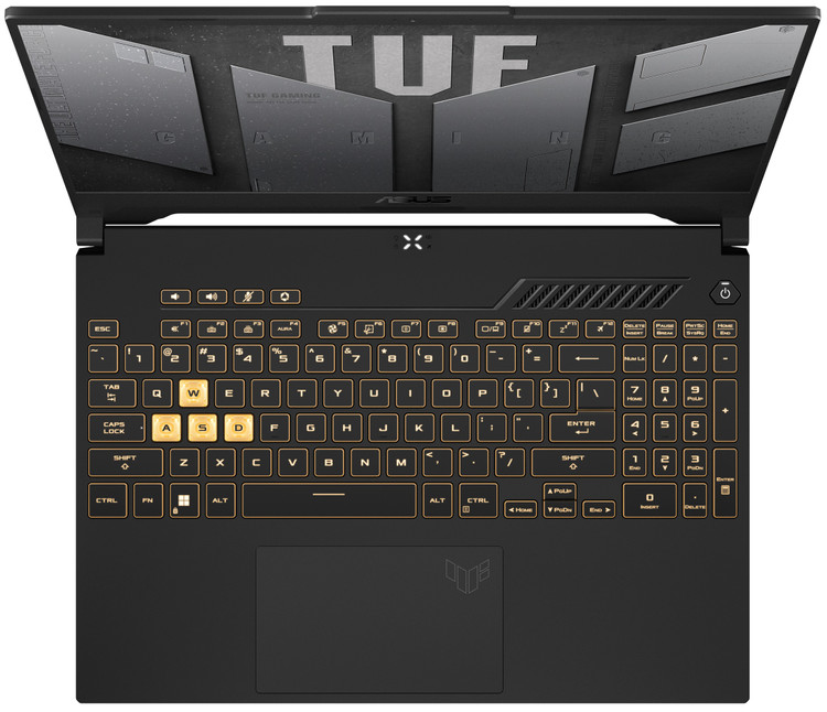 لپ تاپ Open Box ایسوس مدل TUF F16 FX507 پردازنده i7 نسل 12 حافظه 16GB DDR5 ظرفیت 512GB SSD گرافیک 8GB Nvidia RTX 3070 صفحه نمایش فول اچ دی 15.6 اینچ