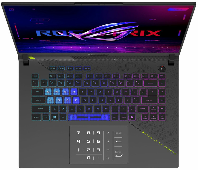 لپ تاپ ایسوس مدلRog Strix G614F پردازنده Ryzen 9-9955HX حافظه 16GB DDR5 ظرفیت 1TB SSD گرافیک 8GB Nvidia RTX5050+NPU صفحه نمایش فول اچ دی16.1 اینچ IPS