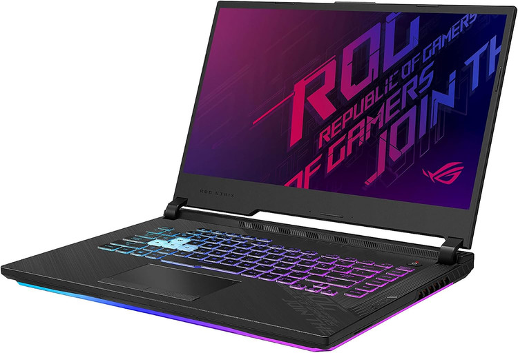 لپ تاپ استوک ایسوس مدل Rog Strix 15 پردازنده i7 نسل 10 ظرفیت 512G SSD حافظه 16G گرافیک 6GB RTX 2060 صفحه نمایش فول اچ دی 15.6 اینچ