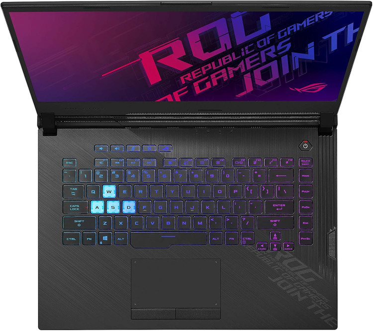 لپ تاپ استوک ایسوس مدل Rog Strix 15 پردازنده i7 نسل 10 ظرفیت 512G SSD حافظه 16G گرافیک 6GB RTX 2060 صفحه نمایش فول اچ دی 15.6 اینچ