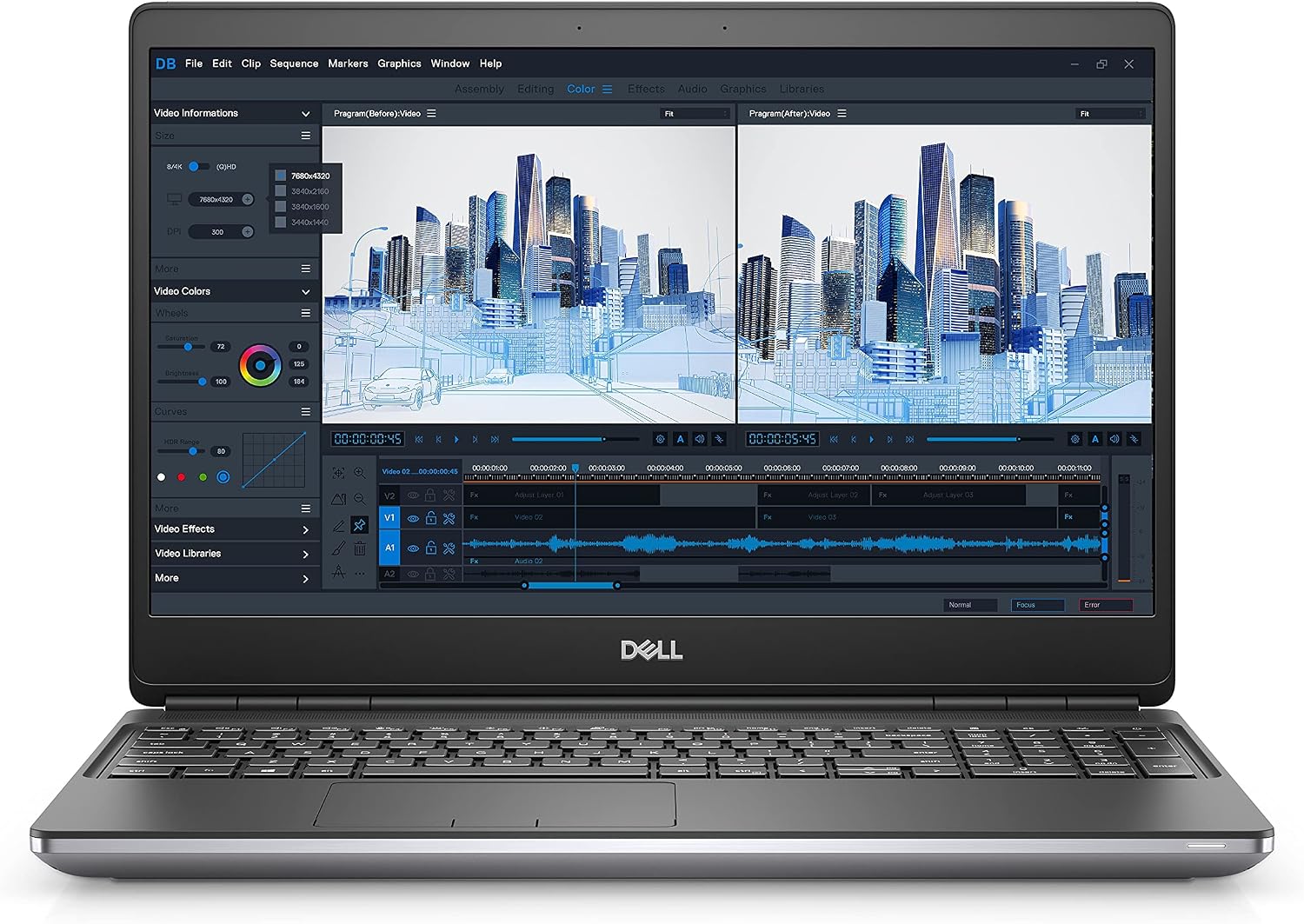 لپ تاپ استوک دل مدل Precision 7560 پردازنده i9 نسل 11 حافظه 32GB ظرفیت 512GB SSD گرافیک 4GB Nvidia RTX A2000 صفحه نمایش 15.6 اینج فول اچ دی IPS