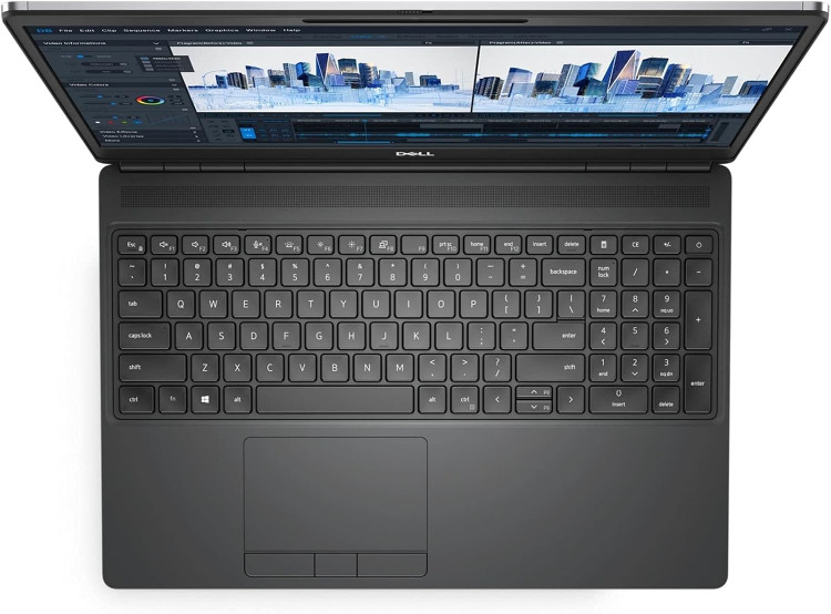 لپ تاپ استوک دل مدل Precision 7560 پردازنده i9 نسل 11 حافظه 32GB ظرفیت 512GB SSD گرافیک 4GB Nvidia RTX A2000 صفحه نمایش 15.6 اینج فول اچ دی IPS
