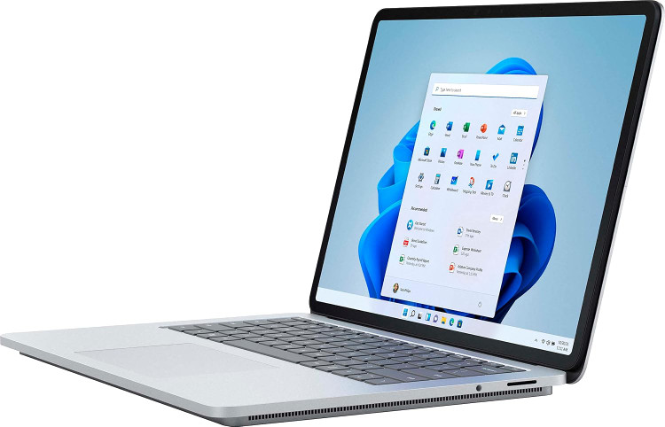 لپ تاپ مایکروسافت سرفیس Laptop Studio پردازنده i7 نسل 11 حافظه 16GB ظرفیت 512GB SSD گرافیک 4GB RTX 3050Ti صفحه نمایش لمسی 14 اینچ 4K