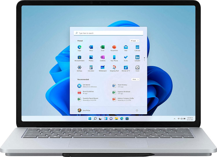 لپ تاپ مایکروسافت سرفیس Laptop Studio پردازنده i7 نسل 11 حافظه 16GB ظرفیت 512GB SSD گرافیک 4GB RTX 3050Ti صفحه نمایش لمسی 14 اینچ 4K