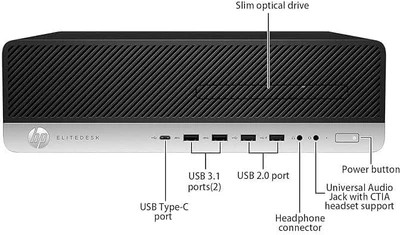مینی کیس اچ پی G3 پردازنده i5 نسل 8 حافظه 8GB ظرفیت 500GB HDD